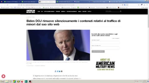 Il traffico sessuale di minori in America durante il governo di PEDO JOE BIDEN NOTIZIE DAL MONDO Gli USA sono i principali trafficanti di minori,lo dicono in tv in america Non abbiamo mai avuto un problema così grave con il traffico sessuale di minori