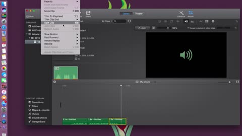 how to edit audio on iMovie
