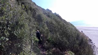 Mike Howell Man in a dress Downderry Cornwall 2017 Remembered