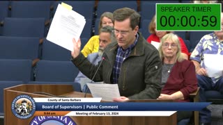 Michael English to Board of Supervisors 13 Feb 2024