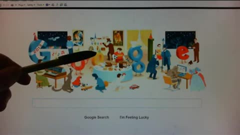 Google Doodle New Years Eve Illuminati Pt-1