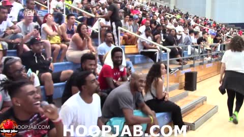 James Harden Gets In Fight with Fan Over Flopping at Drew League Game