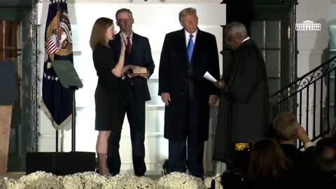 Amy Coney Barrett sworn in 61