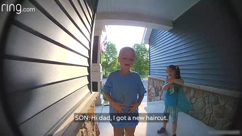 Deployed Dad Get's Messages Halfway Around The World From His Kids Via Ring Video Doorbell | RingTV