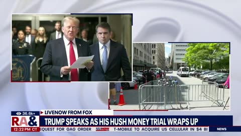 Trump comments on closing arguments in trial _ LiveNOW from FOX