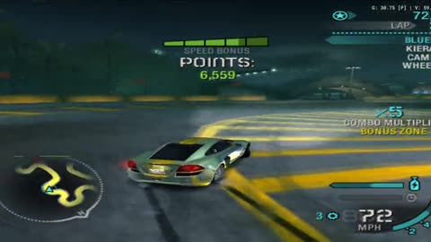 NFS Carbon - Challenge Series Bronze Drift Event Retry(AetherSX2 HD)