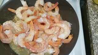 GARLIC BUTTERED SHRIMP