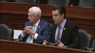 Matt Gaetz Exposes Corruption in Funding WARS