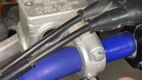 Pranking Friend by Connecting Hot Wire to Dirt Bike Front Brakes