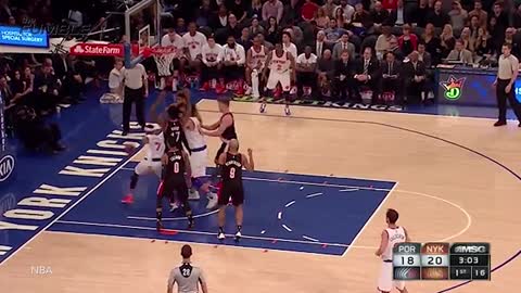 Carmelo Anthony Dunk Rejected HARD By Rim