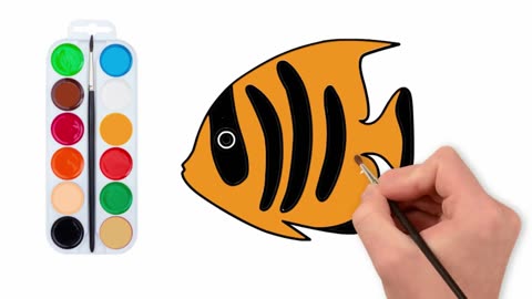 How to Draw Fish Easy Step by Step for Kids