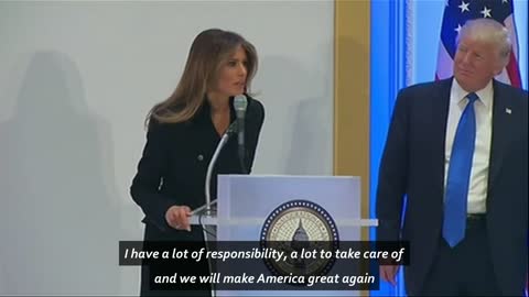 Melania Trump: We will make America great again