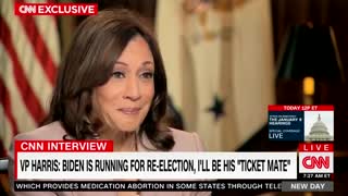 Kamala says Joe is running in '24 and she's with him!