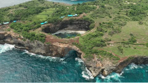 Aerial view of Bali