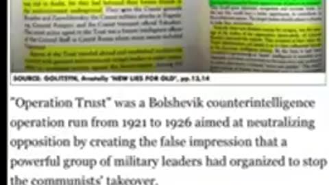 🚨Q (QANON) PSYOP IS ACTUALLY OPERATION TRUST FROM THE BOLSHEVIK REVOLUTION