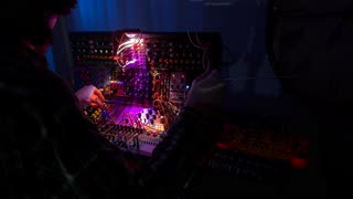 Modular Synth techno Performance with a newly added Theremin!