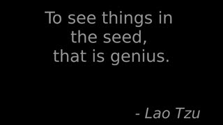 PREDICITIVE ANALYSIS - Quote - Lao Tzu