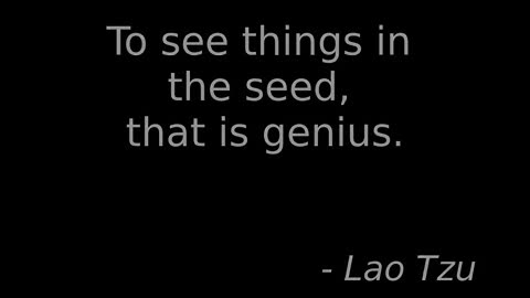 PREDICITIVE ANALYSIS - Quote - Lao Tzu