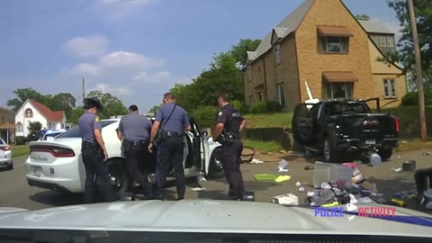 Dashcam Footage Shows Wild End to Police Pursuit in Little Rock, Arkansas