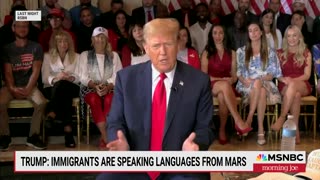 Trump Comments On Foreign Languages Spoken By Illegal Migrants