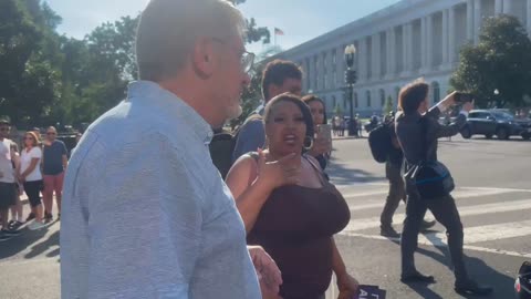 Pro-abortion activists get into confrontation with pro-life women in DC