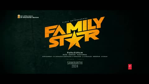 Family Star Glimpse - Vijay Deverakonda, Mrunal Thakur | Parasuram | Dil Raju | Sankrathi 2024