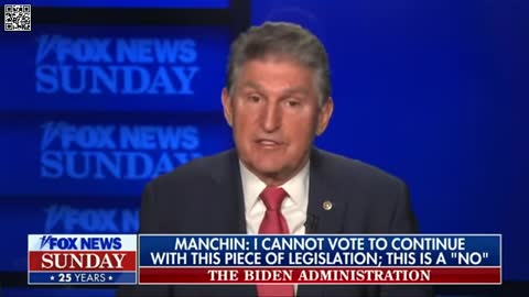 'This is a no': Joe Manchin goes on Fox News to officially kill Biden's BBB agenda