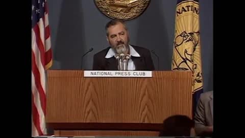 Rabbi Meir Kahane HYD addresses the National Press Club, 1985