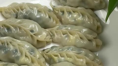 The dumplings are ready to eat