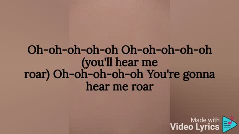 Roar - Katy Perry