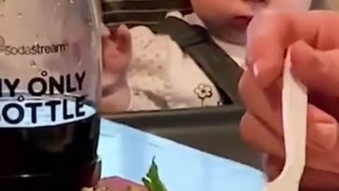 Funny Baby Videos eating # Short