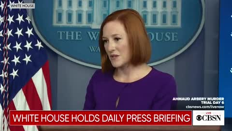 Reporter asks Psaki what Biden thinks about "Let's Go Brandon" chants