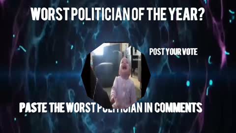 Worst politician of the year