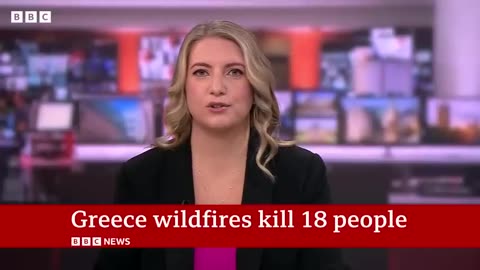 How fast are the Greece wildfires spreading in Avantas?