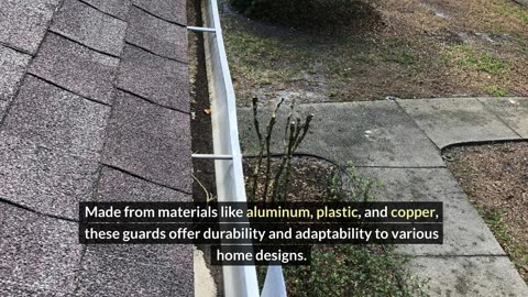 What are Gutter Splash Guards?