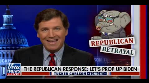 Tucker Carlson Destroys Dirtbag Repubican Lawmakers for Rescuing Joe Biden