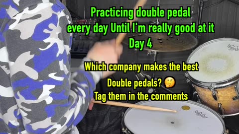 practicing double pedal every day #4