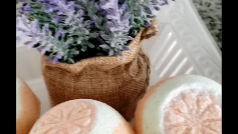 All Natural Bath Bomb scented with Essential Oils