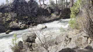 Panorama of National Wild & Scenic Deschutes River Trail – Central Oregon – 4K