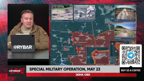 ❗️🇷🇺🇺🇦🎞 RYBAR HIGHLIGHTS OF THE RUSSIAN MILITARY OPERATION IN UKRAINE ON May 23, 2024