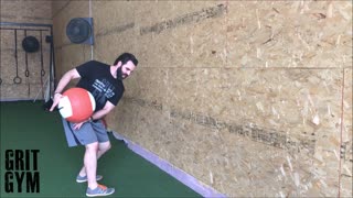 MB Standing Hip Toss