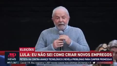 Lula tem Sincericídio e não sabe como criar empregos. Bolsonaro, Eleições 2022