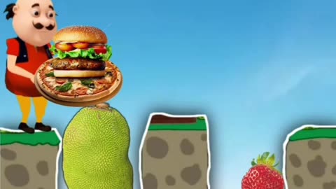 Motu got pizza and burger 🍰😜 | मोटू को मिला पिज्जा और बरगर | #cartoon #motupatlu #funny #shorts