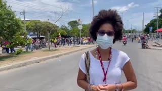 Reporte de la marcha en Cartagena 2021