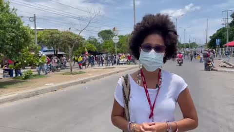 Reporte de la marcha en Cartagena 2021