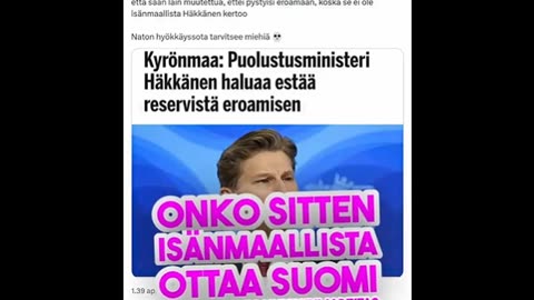 Vältä pakollinen sota - Eroa reservistä ennen kuin on liian myöhäistä!