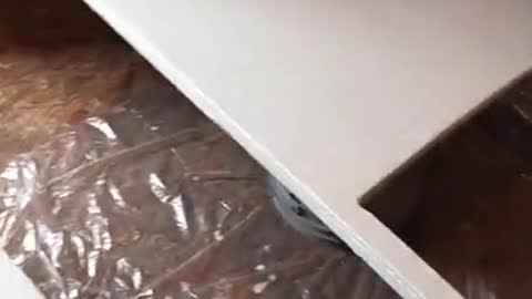 12 ft countertop with backsplash color pour- part 1