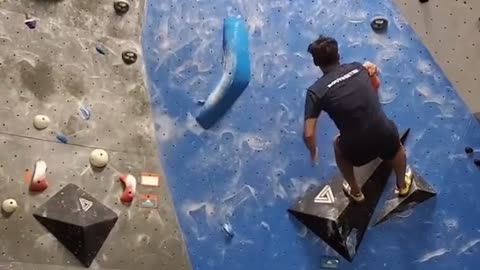 This rock climbing technique is amazing