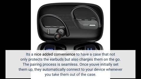 Wireless Earbuds, Bluetooth Headphones V5.3 Wireless Earphones, 48H Playtime LED Power Display...