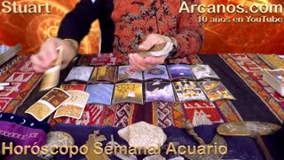 ACUARIO ENERO 2018_02-7 al 13 Ene 2018-Amor Solteros Parejas Dinero Trabajo-ARCANOS.COM